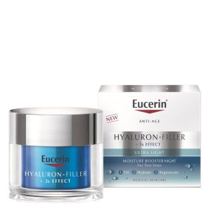 EUCERIN HYALURON FILLER 3 EFFECT ULTRA LIGHT HYDRATING BOOSTER NOCHE 50 ML