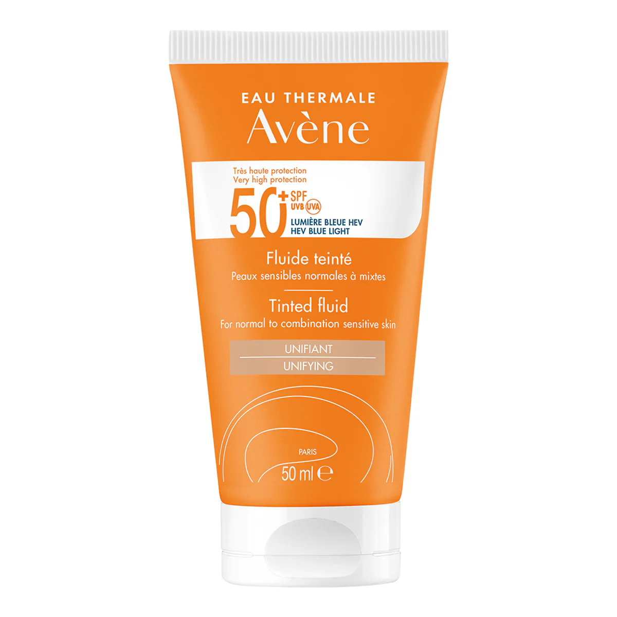 Avene Fluido Con Color Spf 50+50Ml