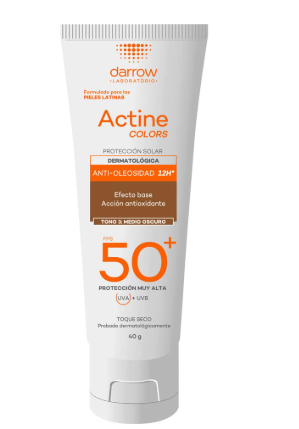 Darrow Actine Colors Fps 50+ Tono Medio Oscuro 40g
