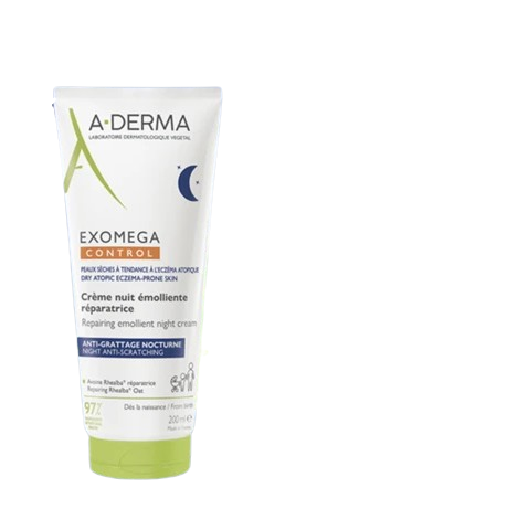 A Derma Exomega Control Crema De Noche 200 ml