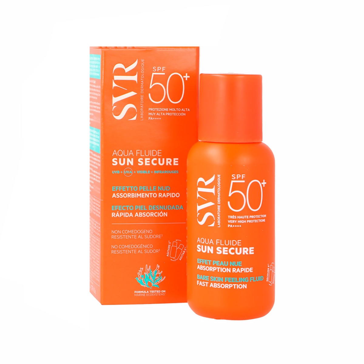SVR SUN SECURE AQUA FLUIDE SPF50+