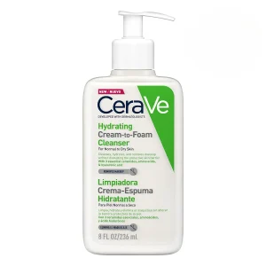 CERAVE LIMPIADORA CREMA ESPUMOSA HIDRATANTE 236ML