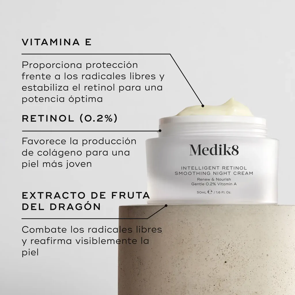 MEDIK8 INTELLIGENT RETINOL SMOOTHING NIGHT CREAM 50 ML - Image 3